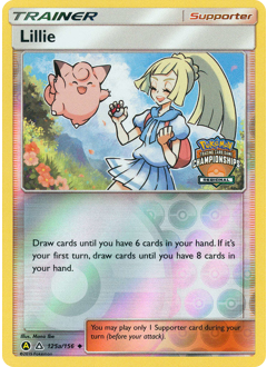 Lillie z edície Ultra Prism, karta č.125a