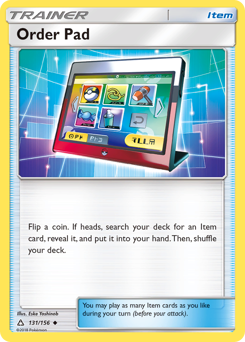 Order Pad z edície Ultra Prism, karta č.131