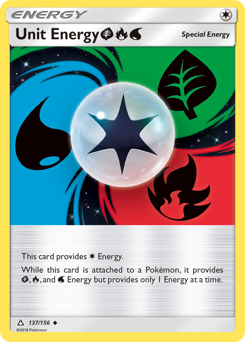 Unit Energy GrassFireWater z edície Ultra Prism, karta č.137