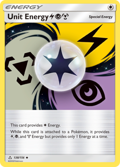 Unit Energy LightningPsychicMetal z edície Ultra Prism, karta č.138