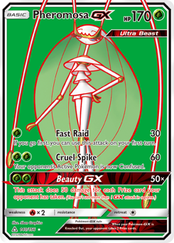 Pheromosa-GX z edície Ultra Prism, karta č.140