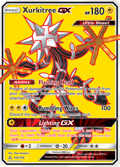 Xurkitree-GX z edície Ultra Prism, karta č.142