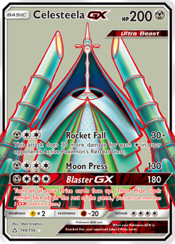 Celesteela-GX z edície Ultra Prism, karta č.144