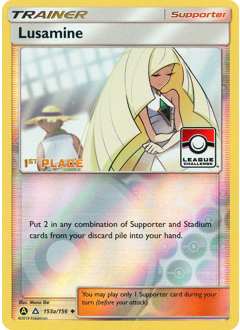 Lusamine z edície Ultra Prism, karta č.153a