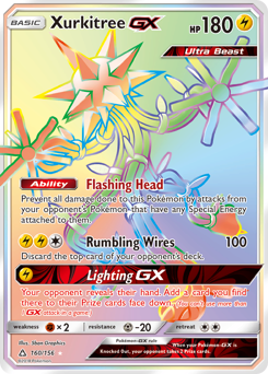 Xurkitree-GX z edície Ultra Prism, karta č.160