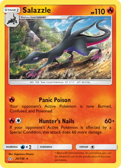 Salazzle z edície Ultra Prism, karta č.26