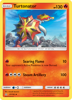 Turtonator z edície Ultra Prism, karta č.27