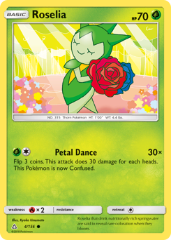 Roselia z edície Ultra Prism, karta č.4
