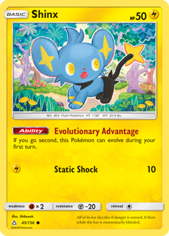 Shinx z edície Ultra Prism, karta č.45