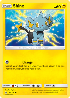Shinx z edície Ultra Prism, karta č.46