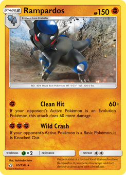 Rampardos z edície Ultra Prism, karta č.65