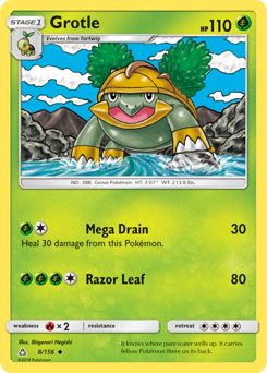 Grotle z edície Ultra Prism, karta č.8