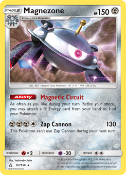 Magnezone z edície Ultra Prism, karta č.83
