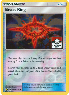 Beast Ring z edície Forbidden Light, karta č.102a