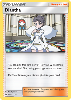 Diantha z edície Forbidden Light, karta č.105