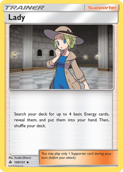 Lady z edície Forbidden Light, karta č.109