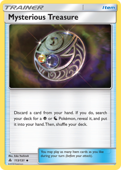 Mysterious Treasure z edície Forbidden Light, karta č.113