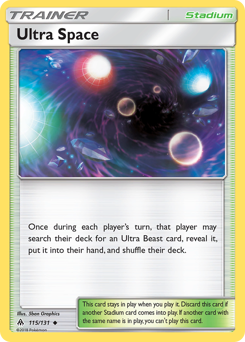 Ultra Space z edície Forbidden Light, karta č.115