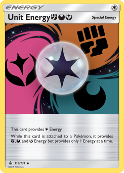 Unit Energy FightingDarknessFairy z edície Forbidden Light, karta č.118