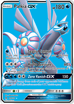 Palkia-GX z edície Forbidden Light, karta č.119