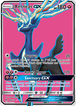 Xerneas-GX z edície Forbidden Light, karta č.126