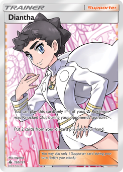 Diantha z edície Forbidden Light, karta č.130