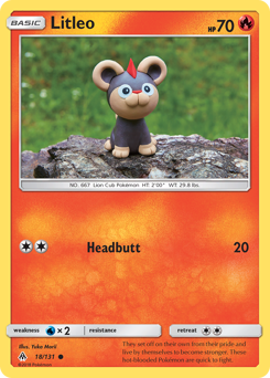 Litleo z edície Forbidden Light, karta č.18