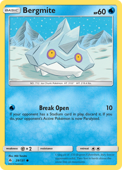 Bergmite z edície Forbidden Light, karta č.29