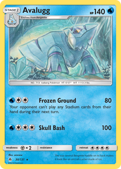 Avalugg z edície Forbidden Light, karta č.30