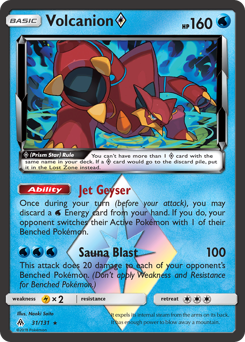 Volcanion ◇ z edície Forbidden Light, karta č.31