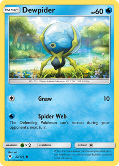 Dewpider z edície Forbidden Light, karta č.32