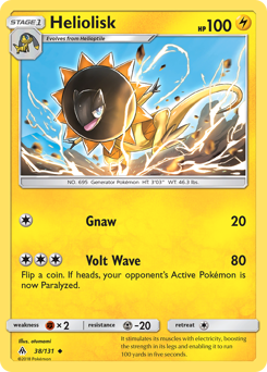 Heliolisk z edície Forbidden Light, karta č.38