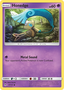 Honedge z edície Forbidden Light, karta č.47