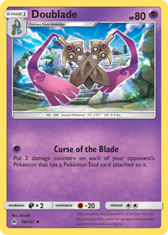 Doublade z edície Forbidden Light, karta č.48