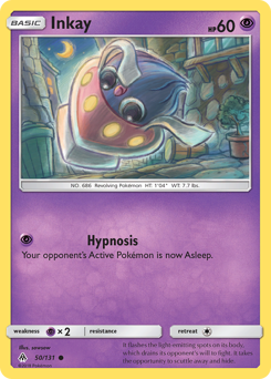 Inkay z edície Forbidden Light, karta č.50