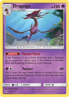 Dragalge z edície Forbidden Light, karta č.53