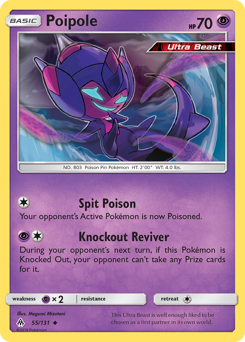 Poipole z edície Forbidden Light, karta č.55