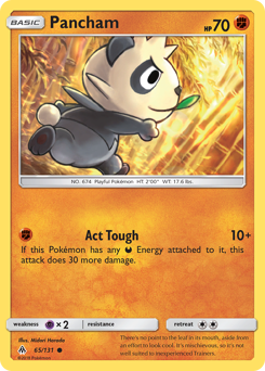 Pancham z edície Forbidden Light, karta č.65