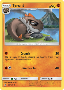 Tyrunt z edície Forbidden Light, karta č.68