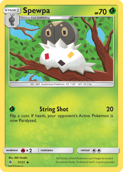 Spewpa z edície Forbidden Light, karta č.7