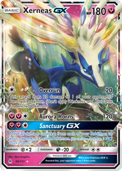 Xerneas-GX z edície Forbidden Light, karta č.90