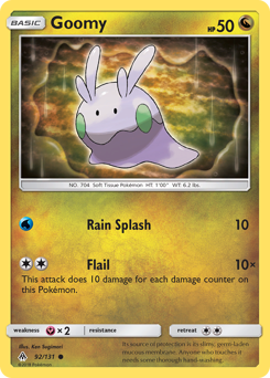 Goomy z edície Forbidden Light, karta č.92