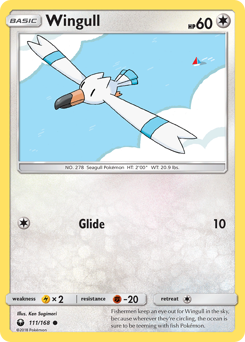 Wingull z edície Celestial Storm, karta č.111