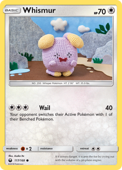 Whismur z edície Celestial Storm, karta č.117