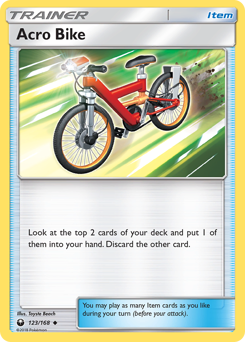 Acro Bike z edície Celestial Storm, karta č.123