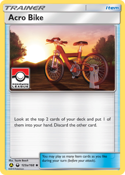 Acro Bike z edície Celestial Storm, karta č.123a