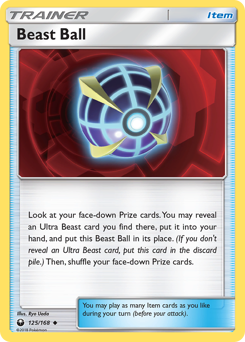 Beast Ball z edície Celestial Storm, karta č.125