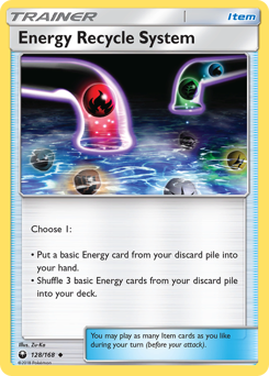 Energy Recycle System z edície Celestial Storm, karta č.128
