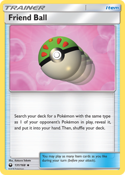 Friend Ball z edície Celestial Storm, karta č.131