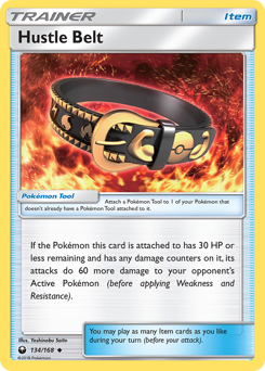 Hustle Belt z edície Celestial Storm, karta č.134